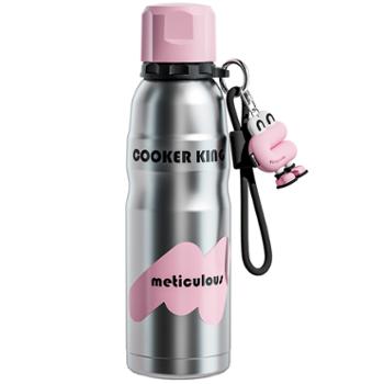 炊大皇&nbsp;水杯&nbsp;保温杯&nbsp;316不锈钢儿童水杯吸管杯水杯大容量600ml