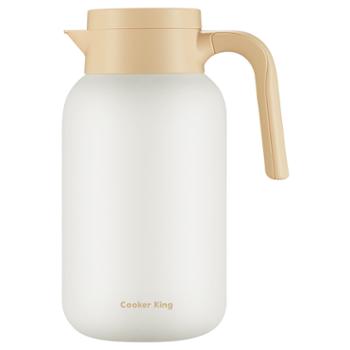 炊大皇 保温壶316L不锈钢大容量保温杯家用热水壶暖瓶一体无缝内胆 2L