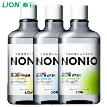 狮王/LION 日本进口 NONIO漱口水 600ml*3瓶