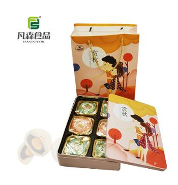 凡森食品 赏秋苏式月饼礼盒 80g*6块