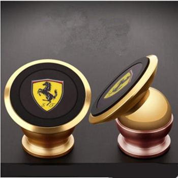 【图案随机】车载手机支架仪表台多功能汽车用磁性手机座创意磁铁导航支架
