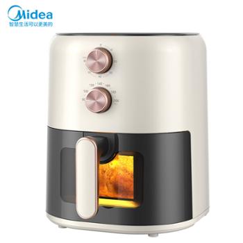 美的可视空气炸锅大容量 不粘锅 嫩炸 免翻面 KZE459X9BD（4.5L） MF-KZC5089（5L）MF-KZE7001（7L）