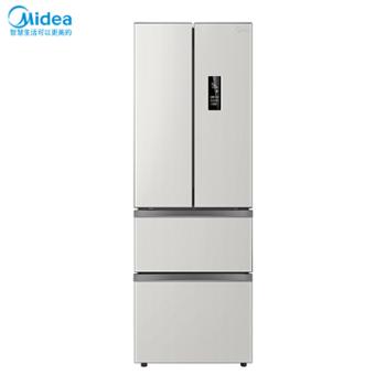 美的电冰箱家用大容量双变频冰箱一级能效BCD-326WFPM(ZG)