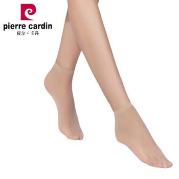 皮尔卡丹 女士天鹅绒短丝袜5双装 p28015