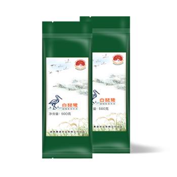 白琵鹭&nbsp;泰来东北大米生态粳米&nbsp;500gX2袋