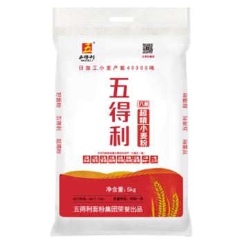 五得利 六星超精小麦粉 5kg 面粉