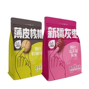 西圣&nbsp;新疆核桃500g+新疆灰枣500g&nbsp;组合装