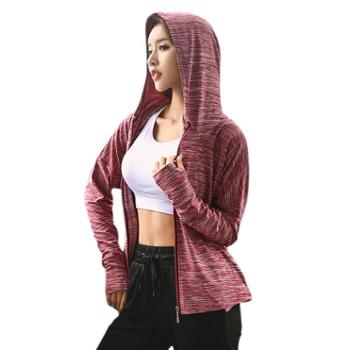 派衣阁瑜伽服套装女 健身房跑步运动套装女拼色速干三件套 T1070