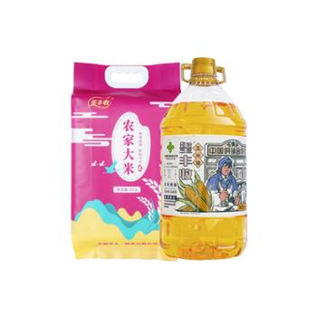 玺丰收 米油实惠组合 10kg/件 臻选农家米油组合