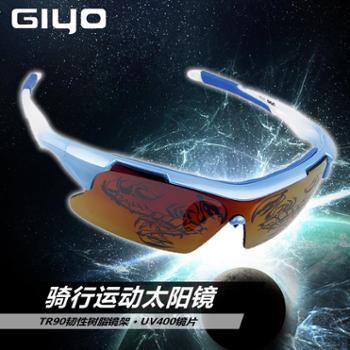 GIYO骑行眼镜偏光镜 户外自行车眼镜 男女防风沙镜运动装备防尘