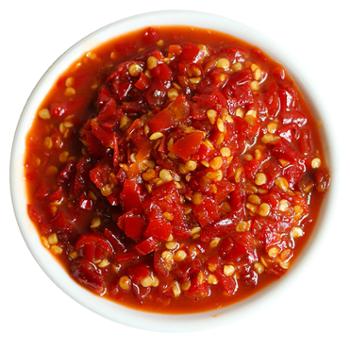 汉江边 陕南农家剁椒 350g瓶装 拌面下饭辣椒酱