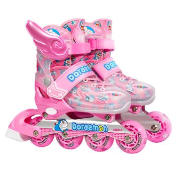 小状元轮滑鞋儿童玩具男童女童套装八轮全闪尺码可调节溜冰鞋