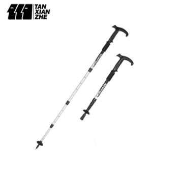 探险者 登山杖防滑手杖专业户外折叠爬山杖多功能徒步装备拐杖
