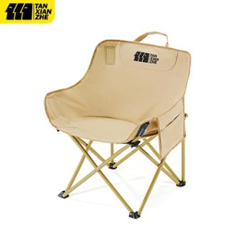 探险者 户外折叠椅月亮椅便携式躺椅露营椅子折叠桌椅