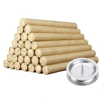 少艾堂 艾条艾柱室内室外驱蚊香薰艾灸条艾草散装渣条30支