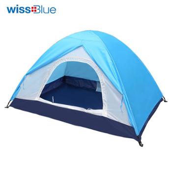 维仕蓝双人双层户外帐篷