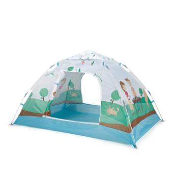 维仕蓝乐玩亲子双层帐篷