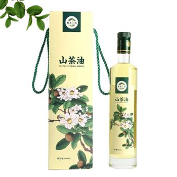 蜂凌三韵 陕西特产低温压榨一级山茶油 500ml