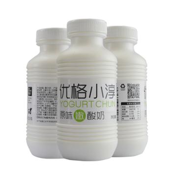 优格小淳 低温活菌嫩酸奶大容量 252克*10瓶