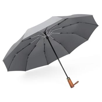 美度(MAYDU)全自动雨伞折叠男士商务晴雨伞M3018(迷雾灰)