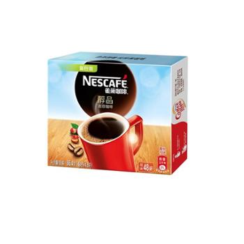 雀巢 醇品速溶无糖黑咖啡盒装 48包*1.8克