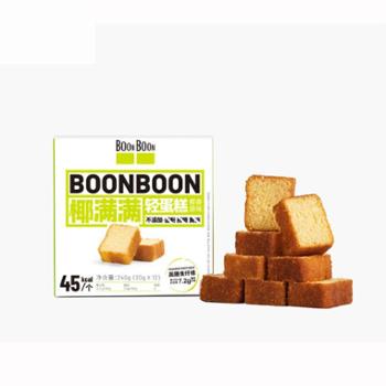 BOONBOON 椰满满蛋糕 椰香原味240g(20g*12)