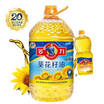 多力&nbsp;葵花籽油&nbsp;5L+238ml
