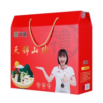 天锦&nbsp;山珍【干食用菌蘑菇】&nbsp;550g(6袋)/箱