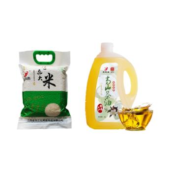 犹江红&nbsp;粮油组合&nbsp;生态大米2.5kg+&nbsp;山茶油2L&nbsp;4.5kg