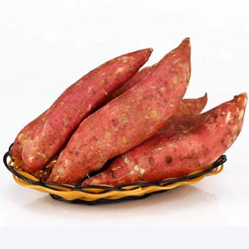 鑫鲜聚 西瓜红蜜薯 整箱5/8斤（单个100g以上）