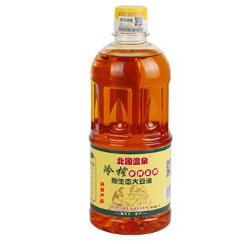 北国温泉 冷鲜榨 笨榨 大豆油 1L/桶