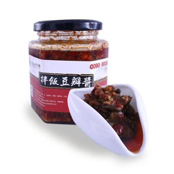 虎头山老乡亲 长阳县手工制作农家拌饭豆瓣酱 380ML/瓶