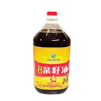 虎头山老乡亲 农家菜籽物理压榨土菜籽食用油 5L/瓶