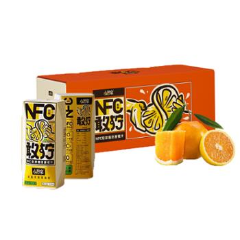 小柠家 敢柠100%NFC橙汁四季鲜榨果汁饮料 210ml*10瓶