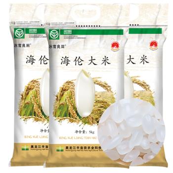 冰雪良田&nbsp;硒都海伦东北大米&nbsp;5kg&nbsp;多规格1袋/3袋