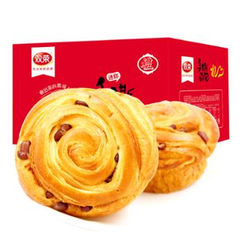 双荣&nbsp;手撕面包&nbsp;1000g&nbsp;两种口味营养早餐包