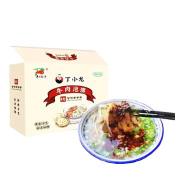 丁小龙&nbsp;甘肃特产平凉牛肉泡清真食品速食泡馍不带馍&nbsp;480g