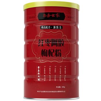 黍香世家 红枣阿胶枸杞粉五谷杂粮代餐粉 500克