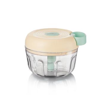 小熊/Bear 伊万手动切碎机CX-D0010 200ml杏色