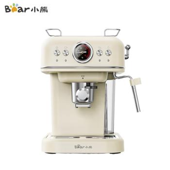 小熊（Bear）咖啡机 家用意式泵压式20Bar高压喷射可打奶泡1.2升 酱香拿铁咖啡 【20Bar高压】标配版KFJ-E12R5