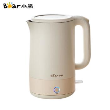 小熊烧水壶电热水壶&nbsp;家用304不锈钢无缝内胆一键保温开水壶&nbsp;加大容量快速烧水双层防烫电水壶&nbsp;ZDH-Q17H5&nbsp;1.7L