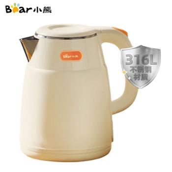 小熊（Bear）烧水壶1.5L 家用316不锈钢内胆电热水壶煮茶开水壶瓶茶吧饮水机器花茶养生烧水壶饮水壶ZDH-R15F7