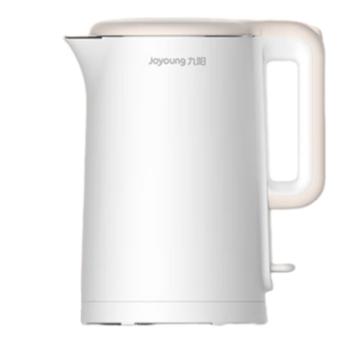 九阳（Joyoung）电水壶&nbsp;304不锈钢无缝内胆1.5L电热水壶双层防烫大口径恒温电水壶K15FD-W4132