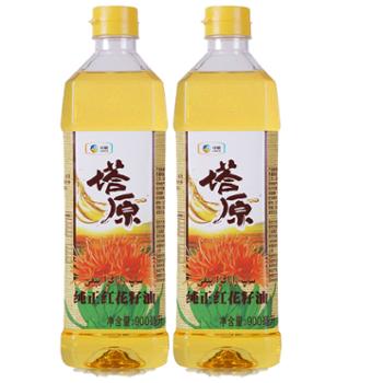 中粮 塔原纯正红花籽油食用油礼盒 900ml*2瓶