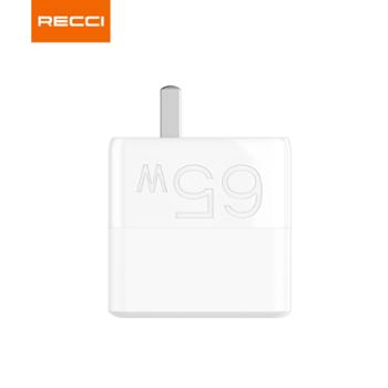 锐思RECCi 清庭氮化镓65W充电套装RCK-10CC 白色