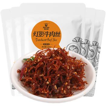 科尔沁&nbsp;灯影牛肉丝休闲零食&nbsp;100g*5袋