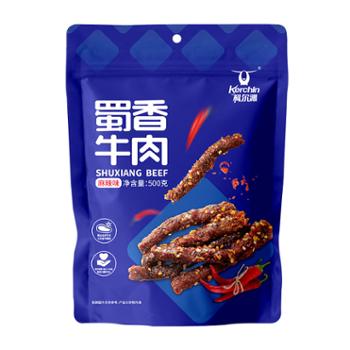 科尔沁 蜀香牛肉麻辣味健身休闲零食 500g