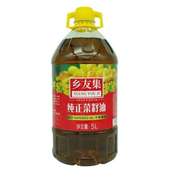 乡友集 纯正菜籽油 5L