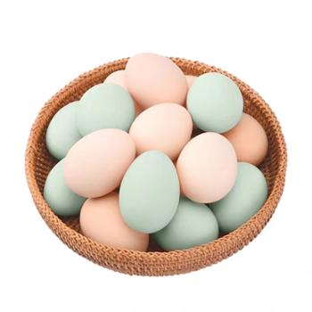 湖味兴 农家散养鲜鸡蛋混合装 30枚（谷物蛋15枚+绿壳蛋15枚）