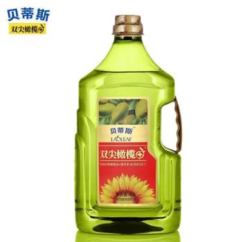 贝蒂斯 双尖橄榄+ 橄榄葵花籽 食用调和油 4L